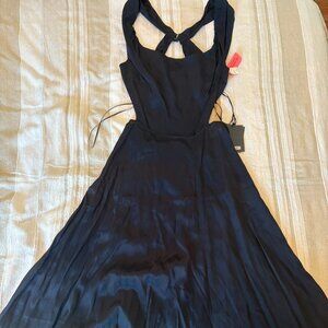 Reformation Sera Maxi Gown – Black, Size 2, NWT